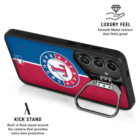 MLB Texas Rangers Split Galaxy S25 Kickstand Case